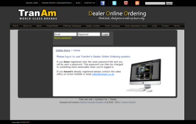 Tran Am - Dealer Online Ordering