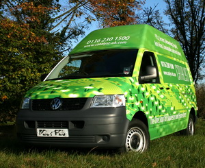 The van before the makeover The van before the makeover