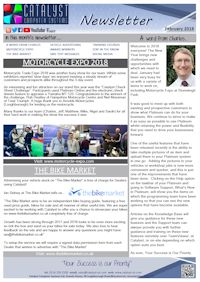 Click to download the newsletter February 2018 Newsletter from Catalyst