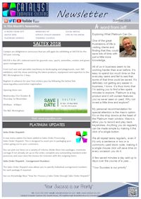 Click to download the newsletter October 2018 Newsletter from Catalyst