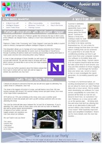Click to download the newsletter August 2019 Newsletter from Catalyst