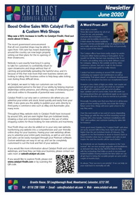 Click to download the newsletter June 2020 Newsletter from Catalyst
